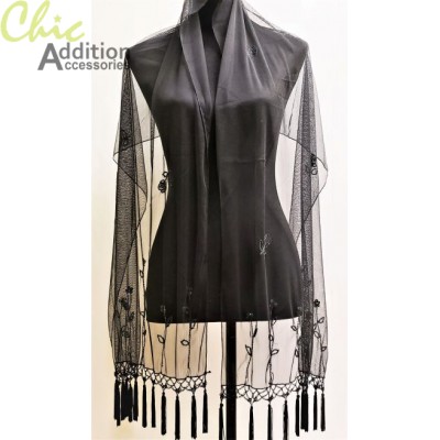 Beaded shawl 203-A